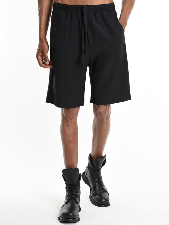 Embossed Bermuda Shorts - by LA HAINE INSIDE US