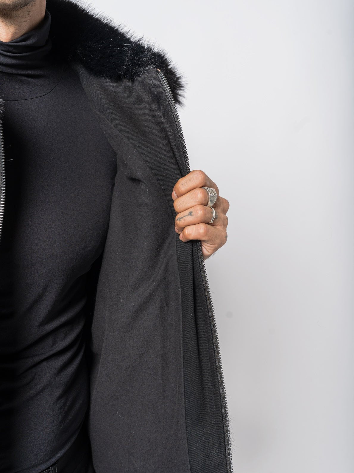 Faux Fur Zip Vest - by NOSTRA SANTISSIMA
