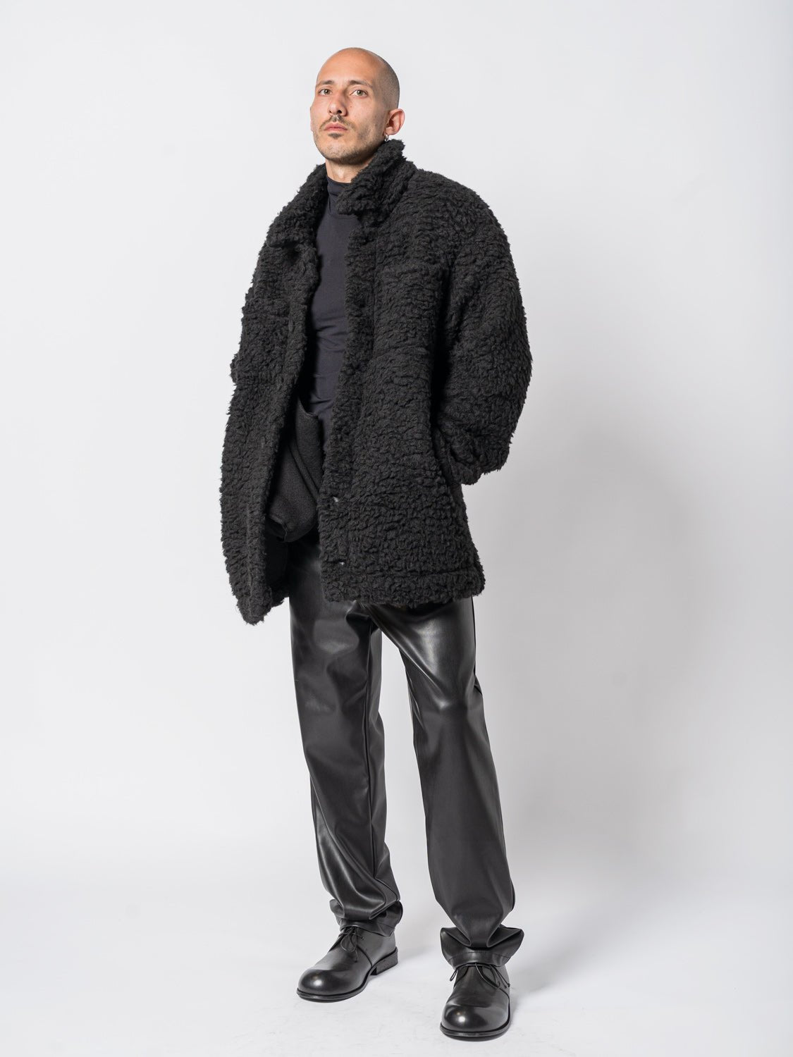 Faux Leather Trousers - by NOSTRA SANTISSIMA