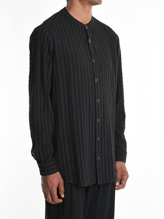 Striped Viscose Cotton Shirt