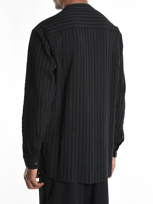 Striped Viscose Cotton Shirt