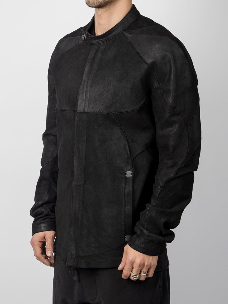 Garment-Dyed Lambskin Spine Jacket