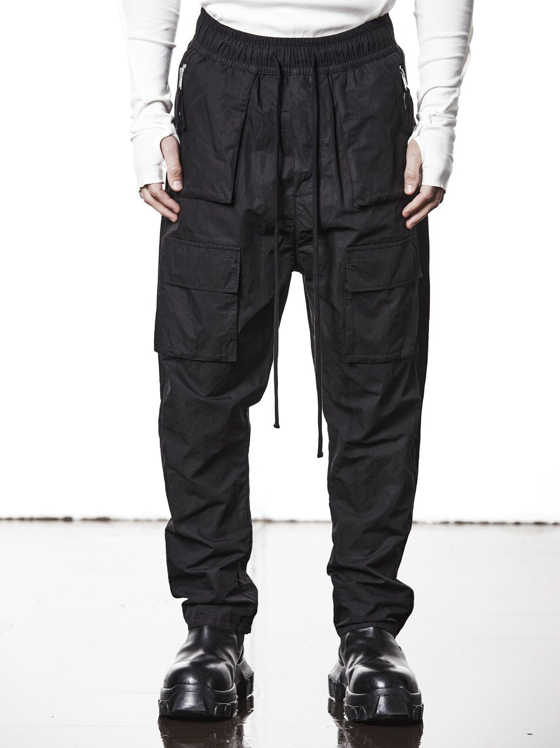 Garment - Washed Cargo Trousers - by THOM KROM