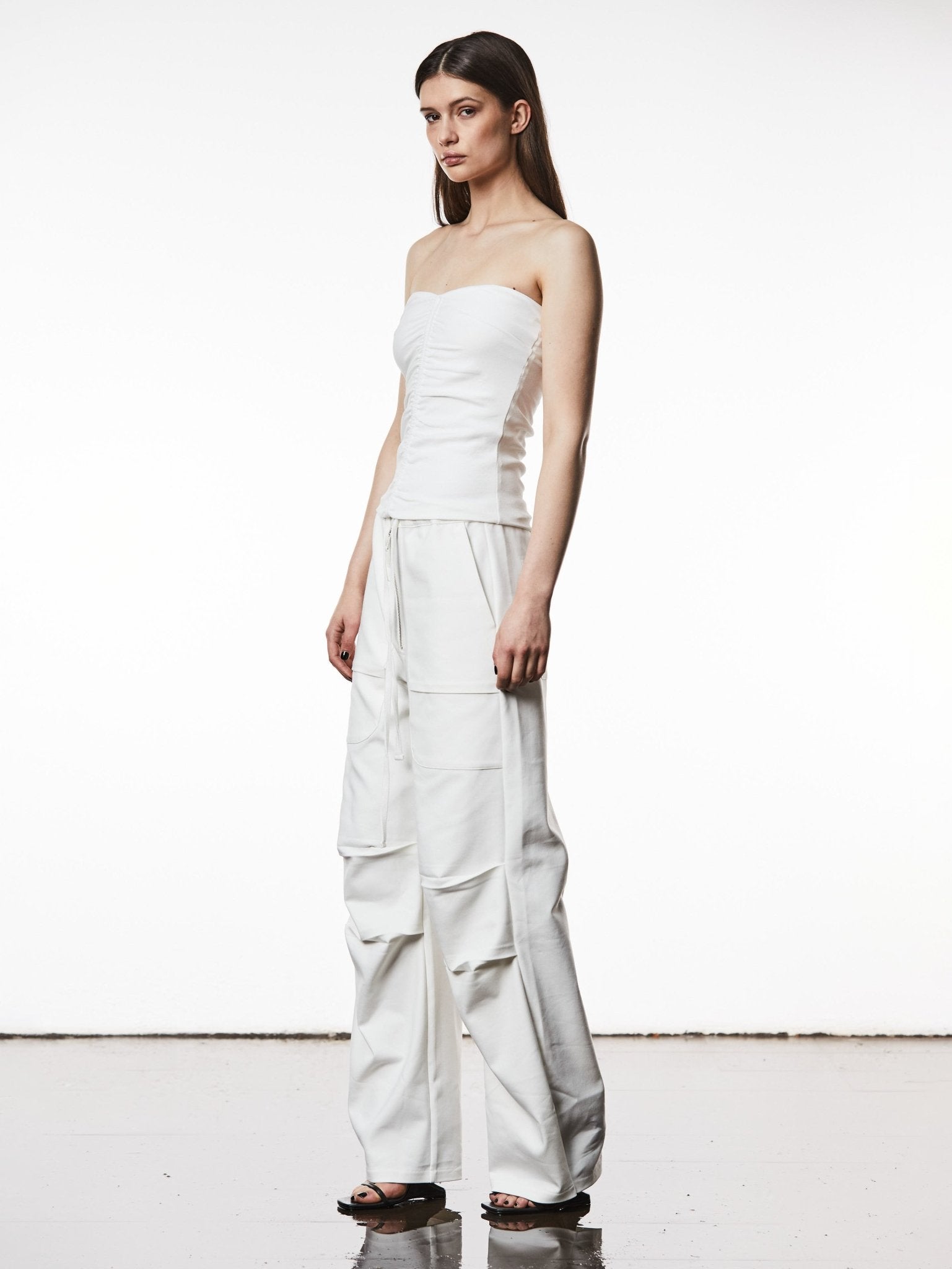 Gathered Bandeau Top - by THOM KROM
