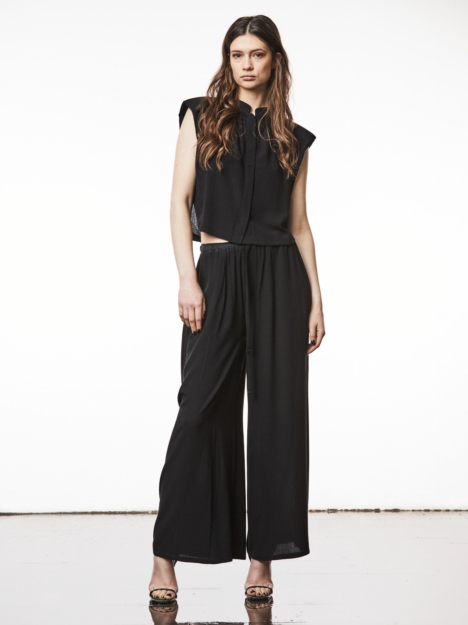 Gathered Viscose Blouse - by THOM KROM