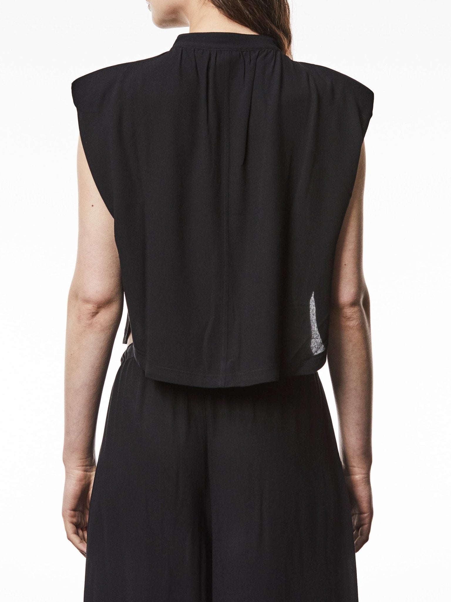 Gathered Viscose Blouse - by THOM KROM