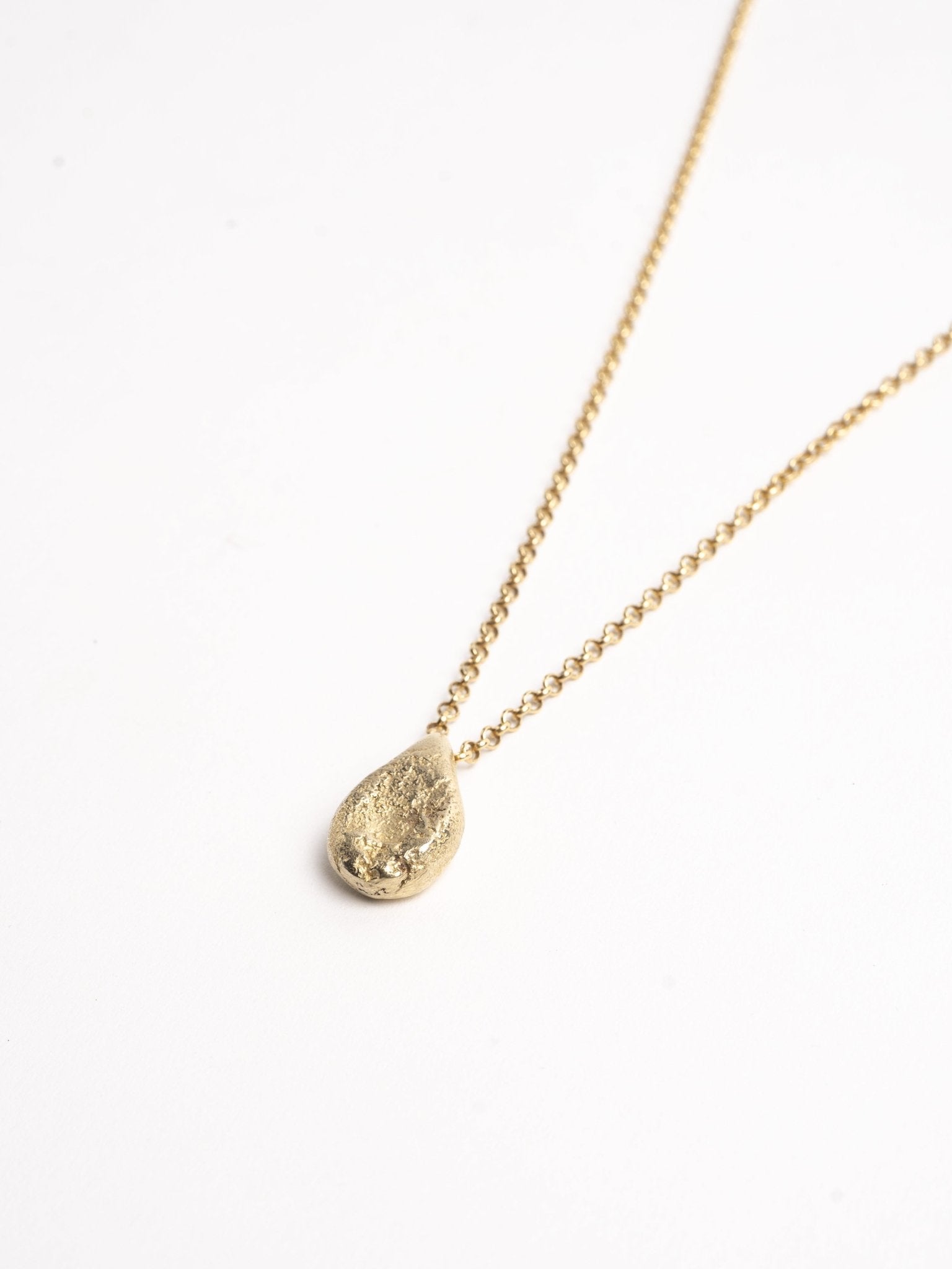 Gold-Plated Drop Necklace - by MAYA NOACH