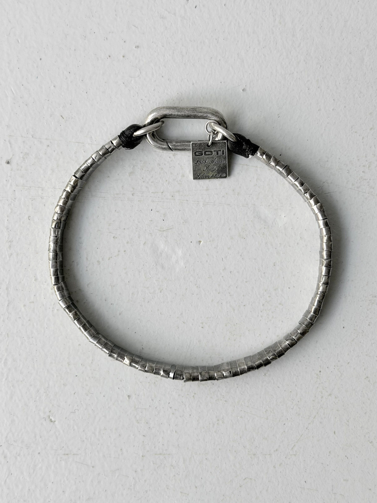 GOTI BR1206 Segmented Silver Bracelet - by GOTI