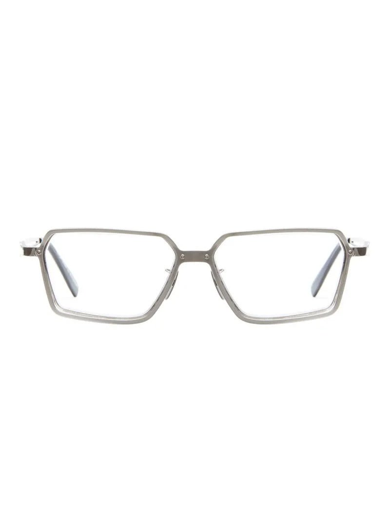 KUBORAUM H15 Silver Optical sunglasses, front view.