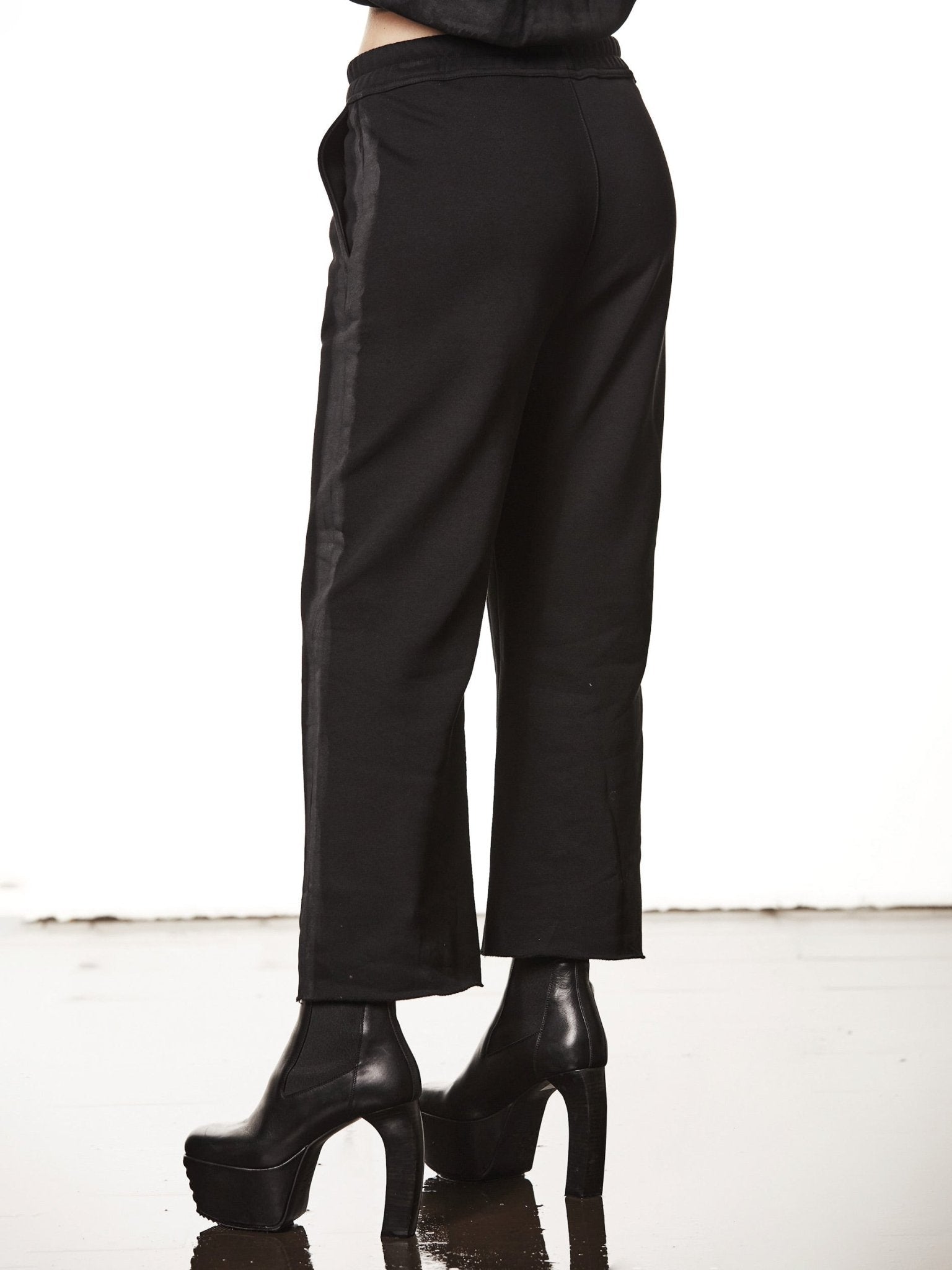 Hand - Painted Cropped Trousers - by THOM KROM