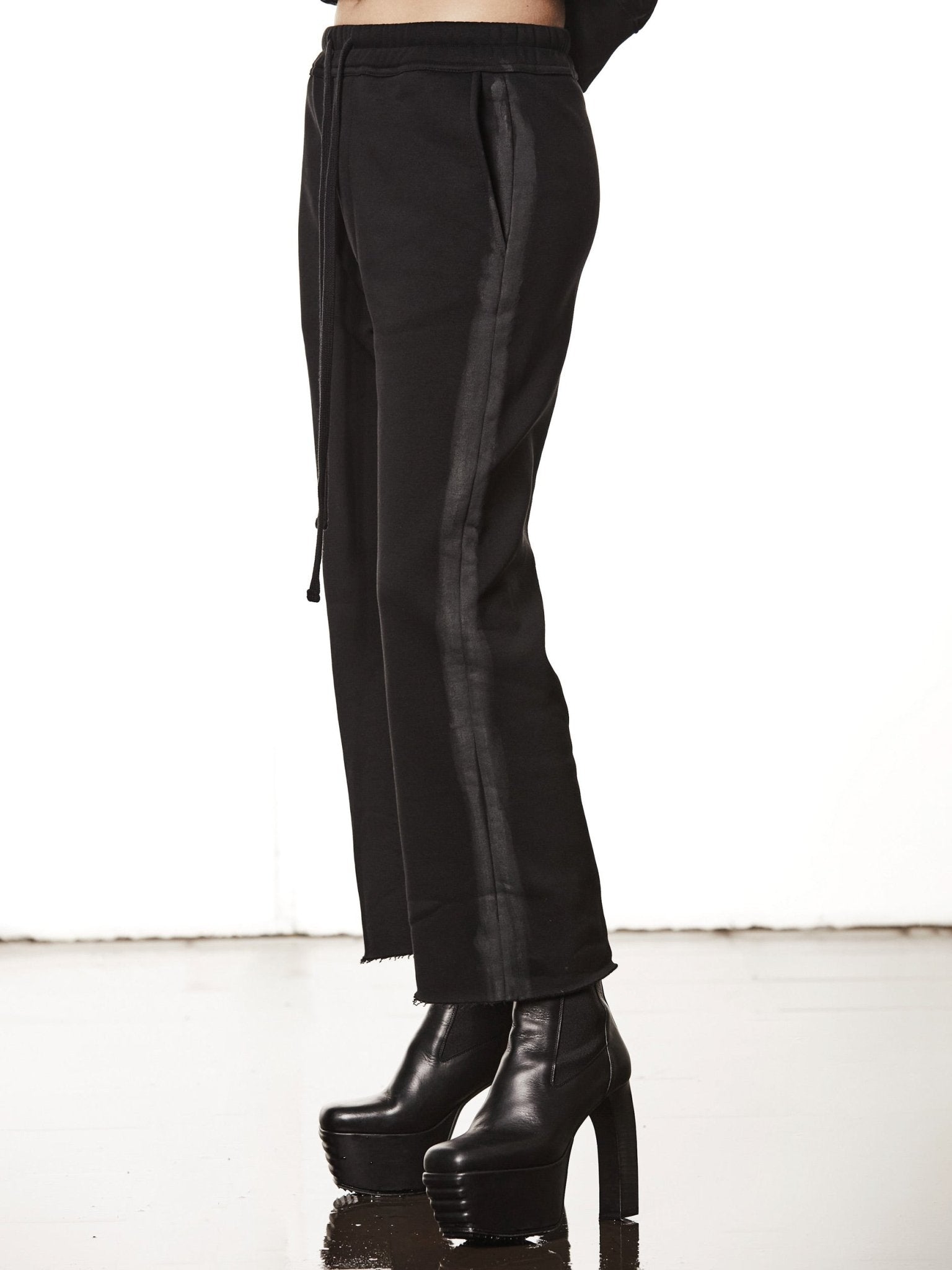 Hand - Painted Cropped Trousers - by THOM KROM