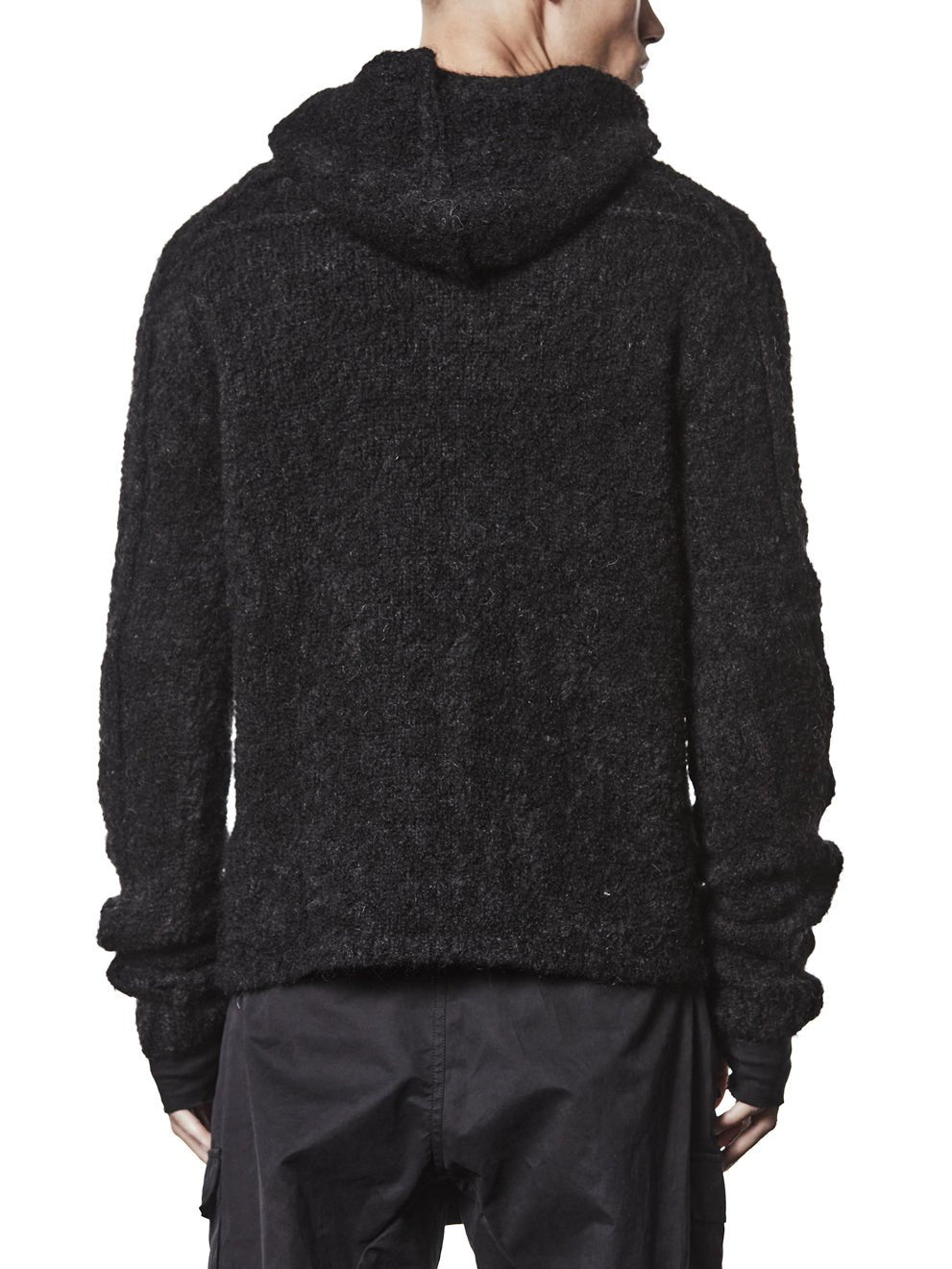 Hooded Alpaca Sweater - by THOM KROM