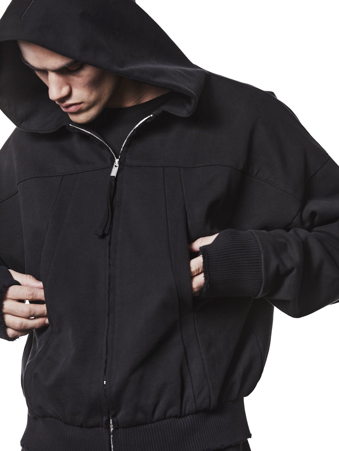 Hooded Sweat Jacket - by THOM KROM