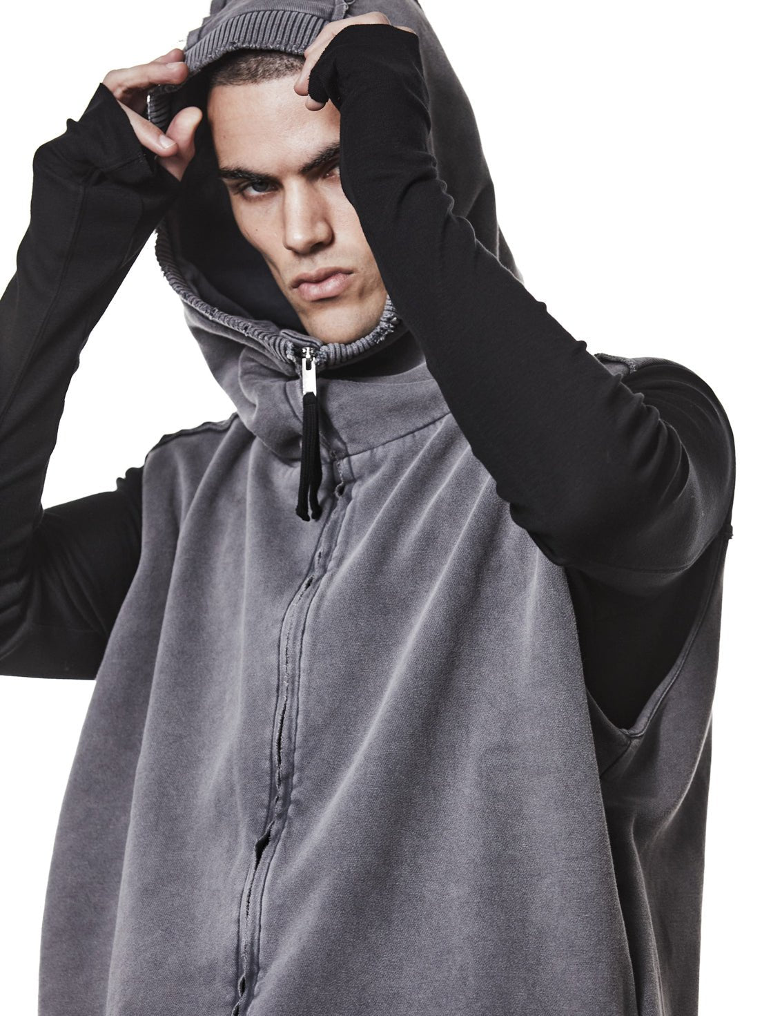 Hooded Vest - by THOM KROM