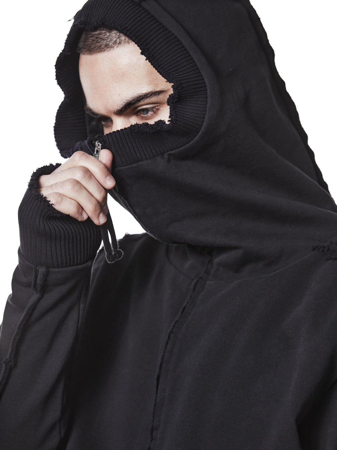 Hooded Zip Jacket - by THOM KROM