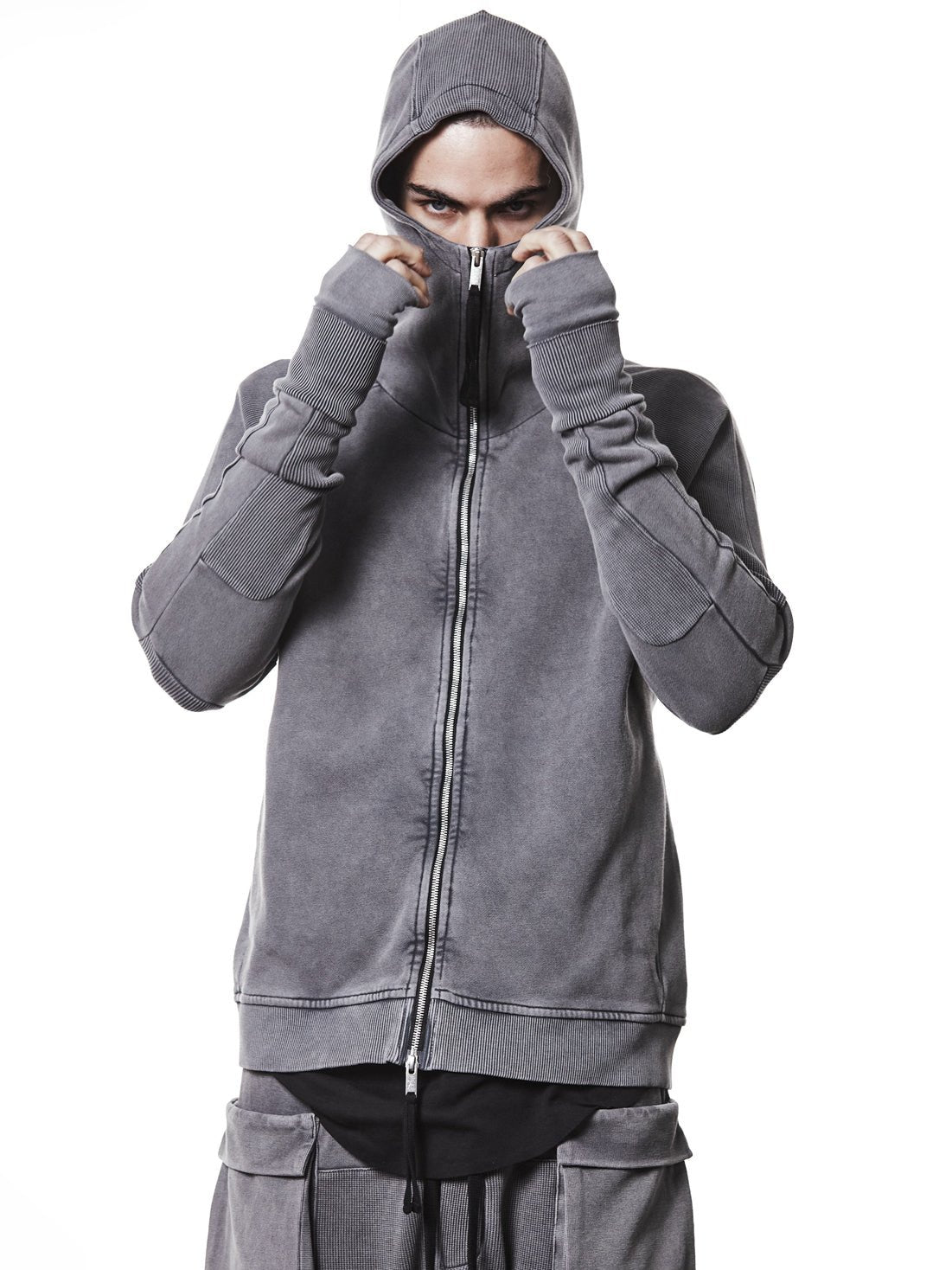 Hooded Zip Jacket - by THOM KROM