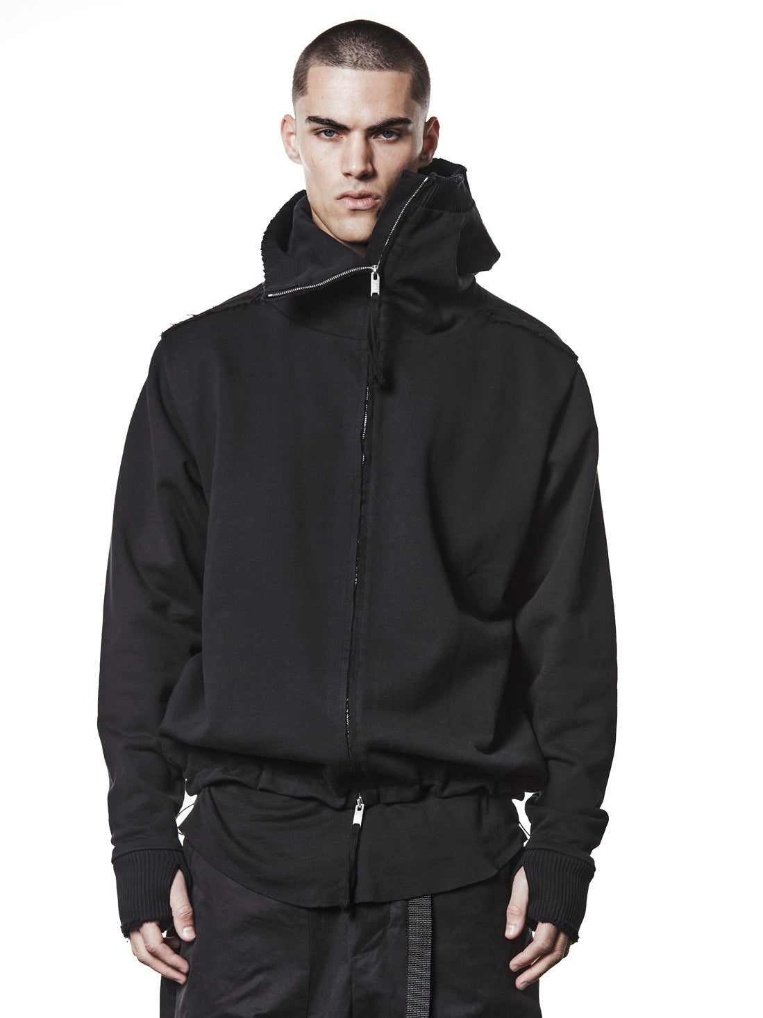 Hooded Zip Jacket - by THOM KROM