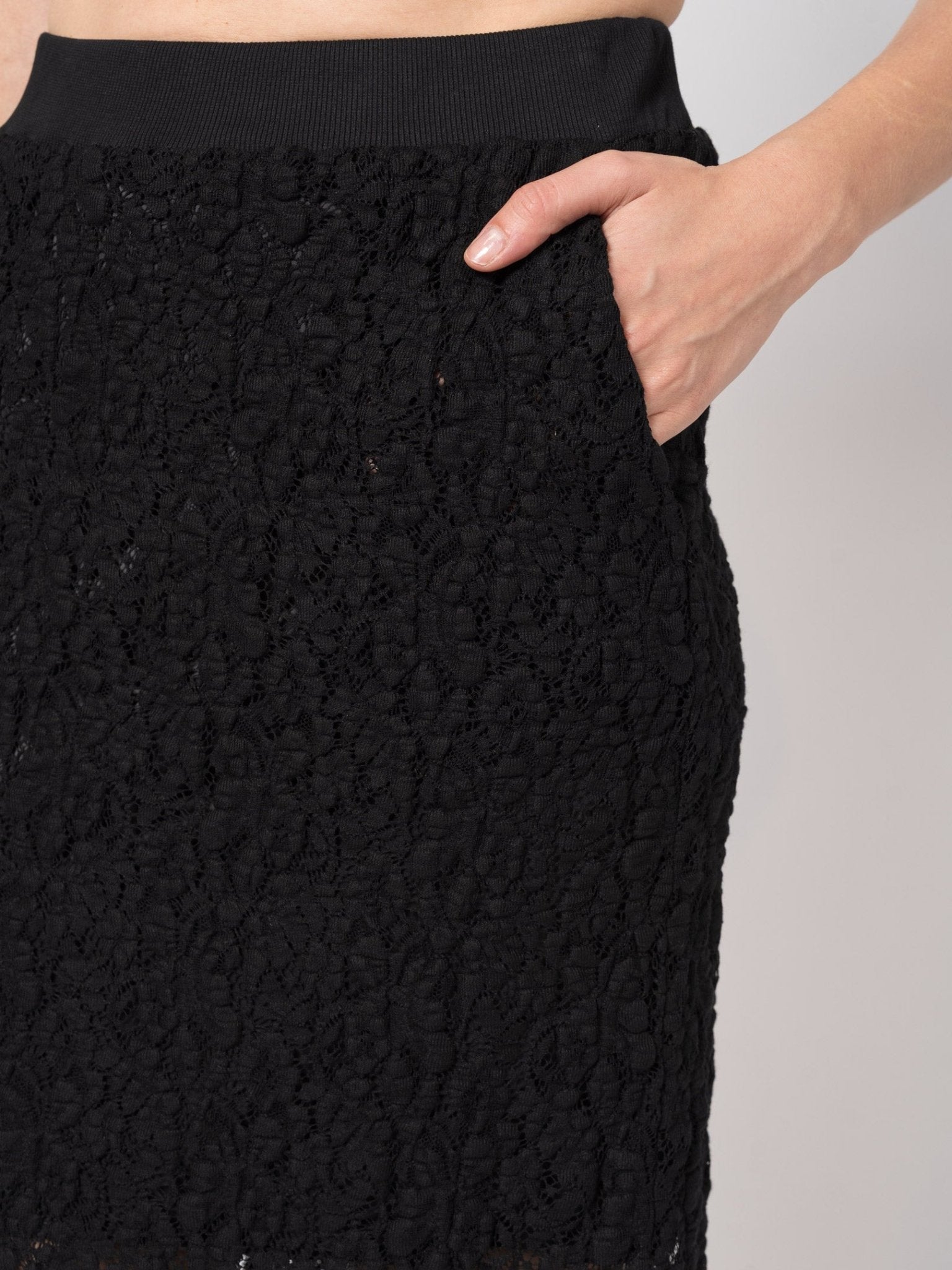 Lace Pencil Skirt - by NOSTRA SANTISSIMA