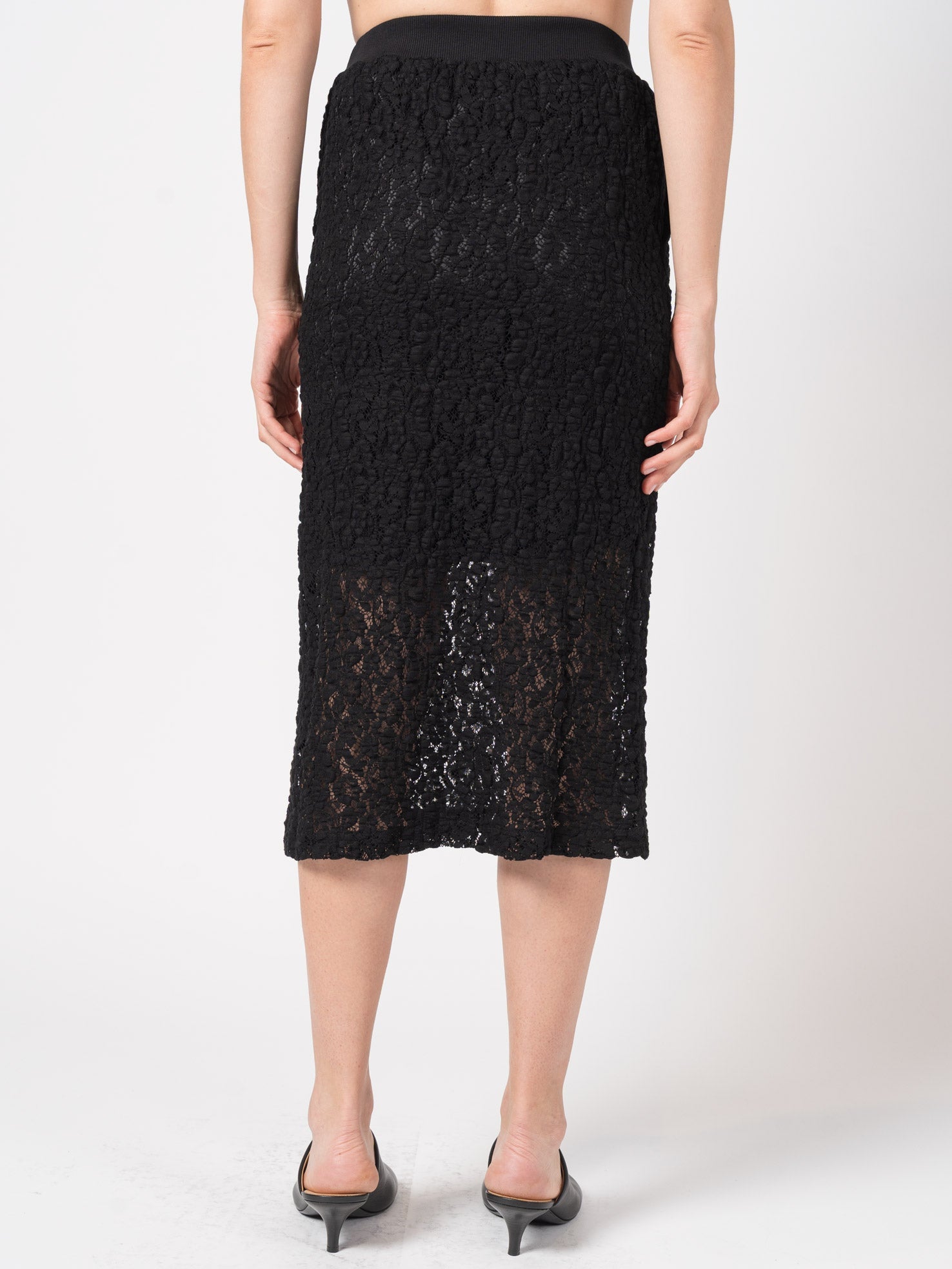 Lace Pencil Skirt - by NOSTRA SANTISSIMA