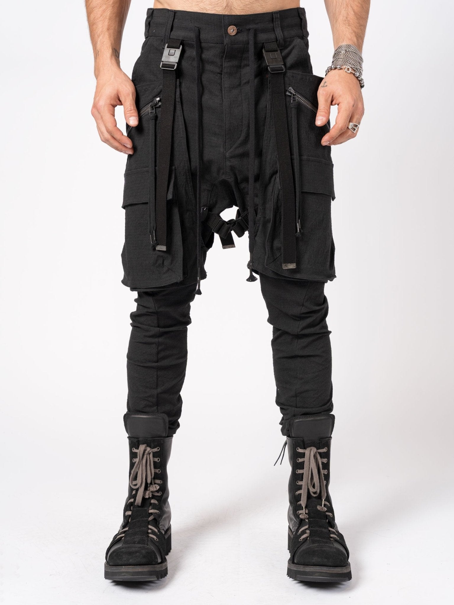 Layered Cargo Pants - by D.HYGEN