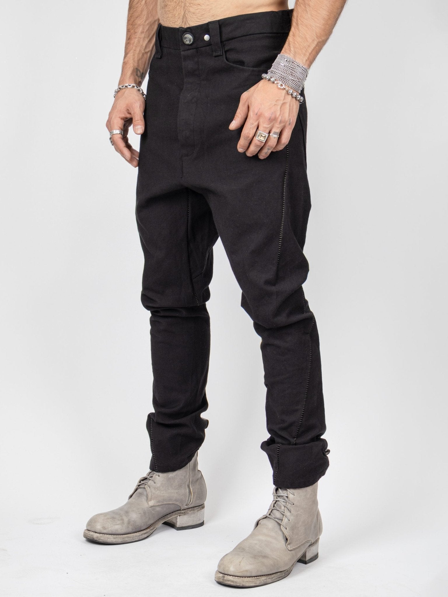 【isamasse】JH+ SLIM SPORTS PANTS 69 by Isaac Sellam Armure Cotton Pants | INN7