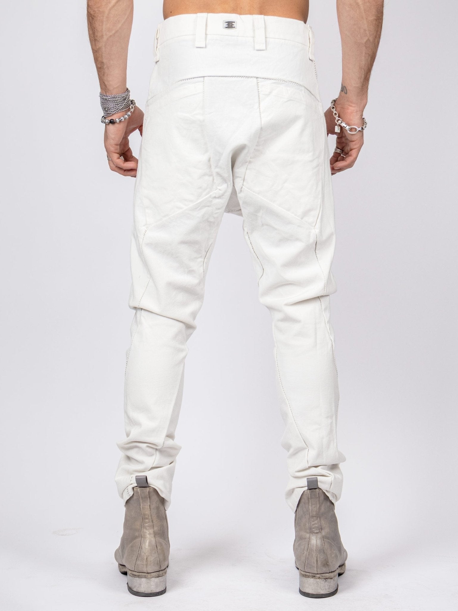 69 by Isaac Sellam LC4 Armure Cotton Pants | White | INN7