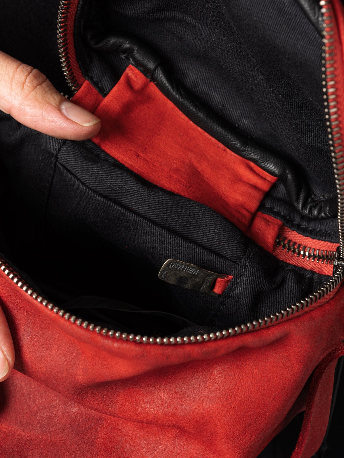 Leather Bag with 925 Silver Details - by DANIELE BASTA