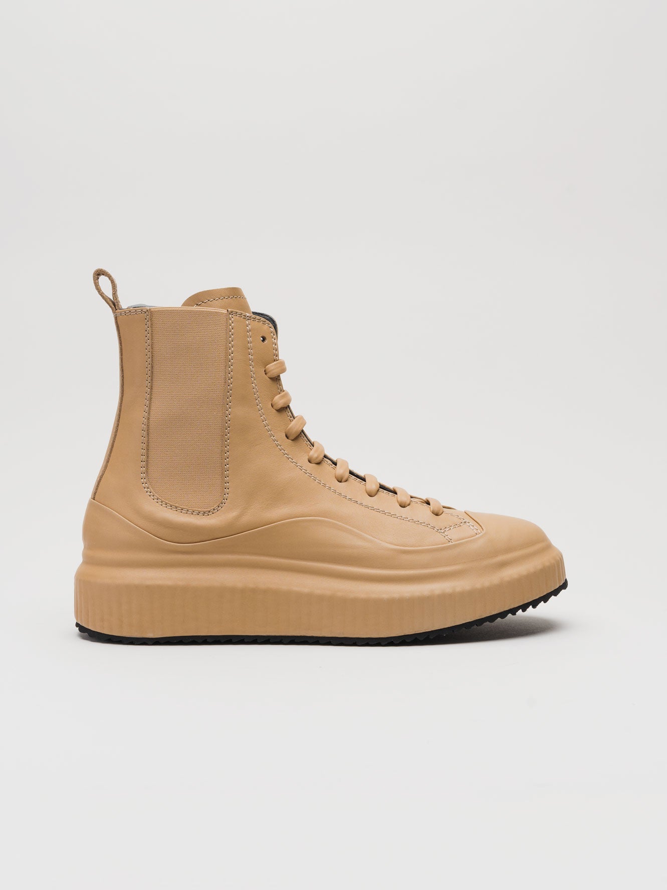 Leather High - Top Platform Boot - by OFFICINE CREATIVE