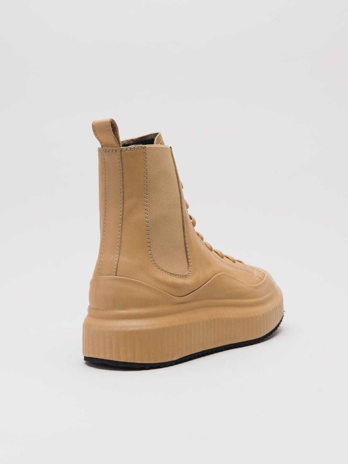 Leather High - Top Platform Boot - by OFFICINE CREATIVE