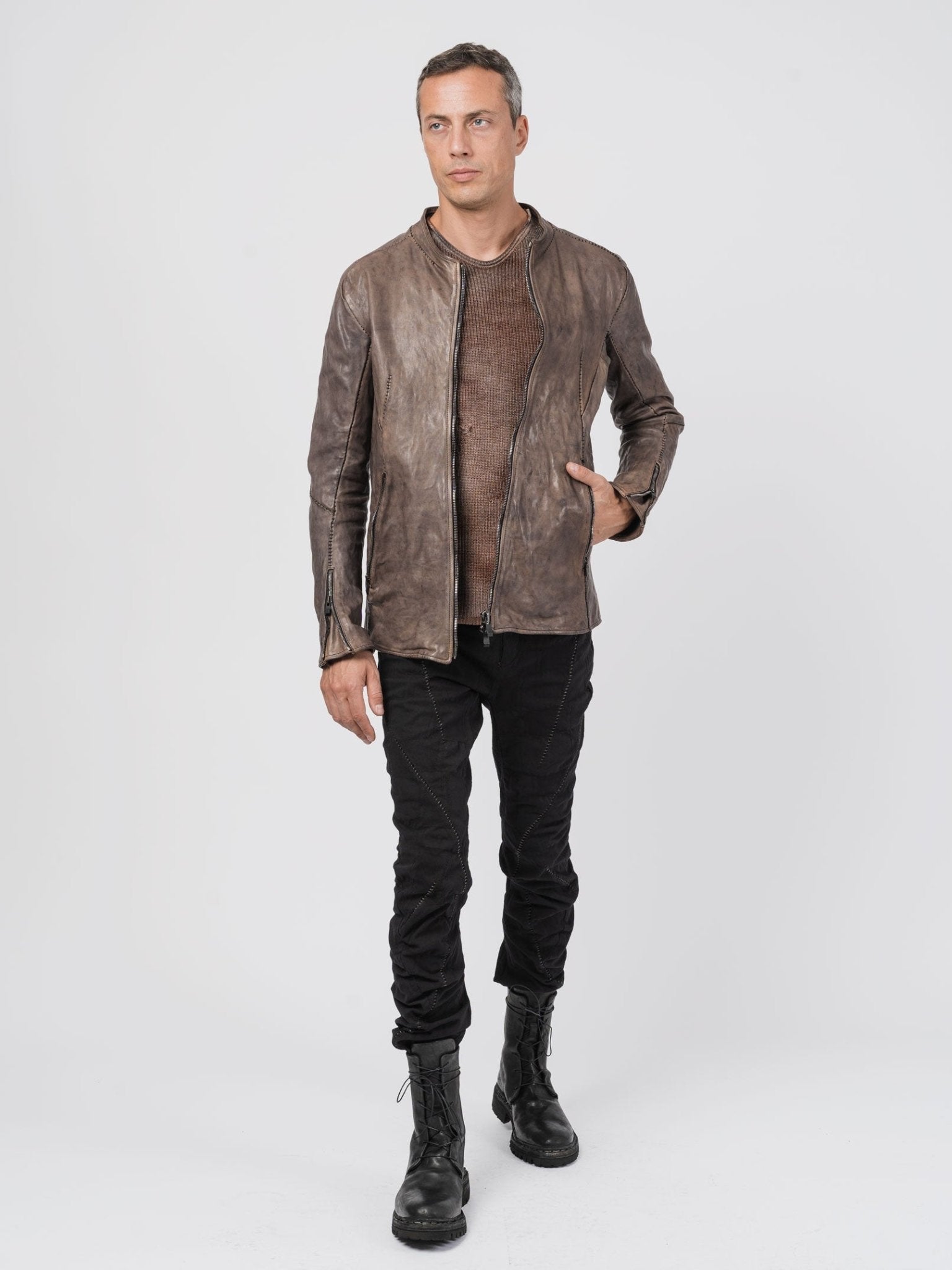 Leather Jacket - by INCARNATION