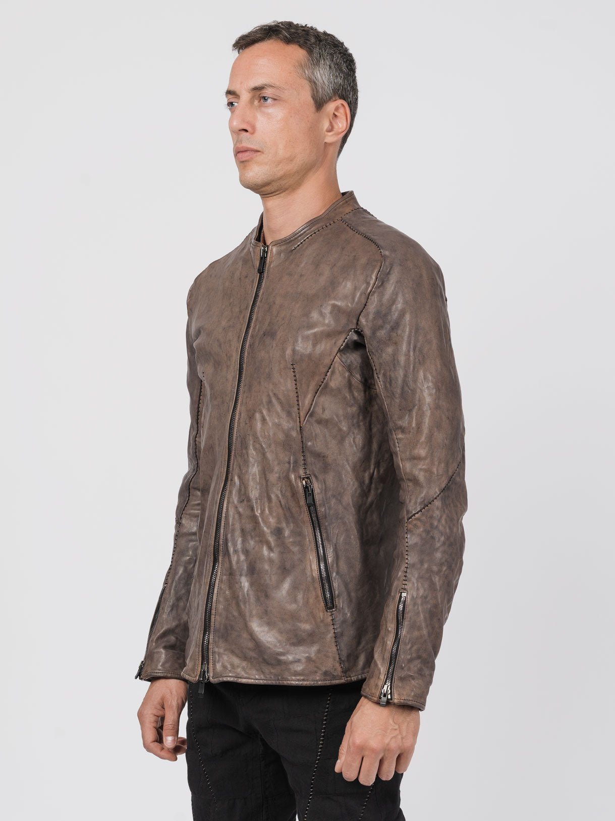 Leather Jacket - by INCARNATION