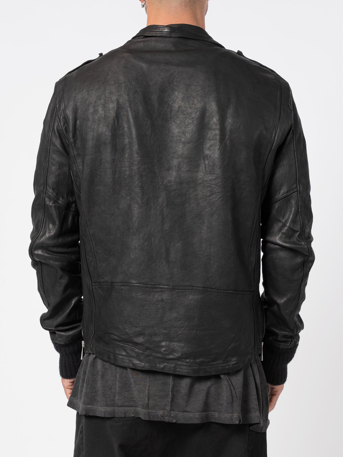 Leather Perfecto Jacket - by GIORGIO BRATO