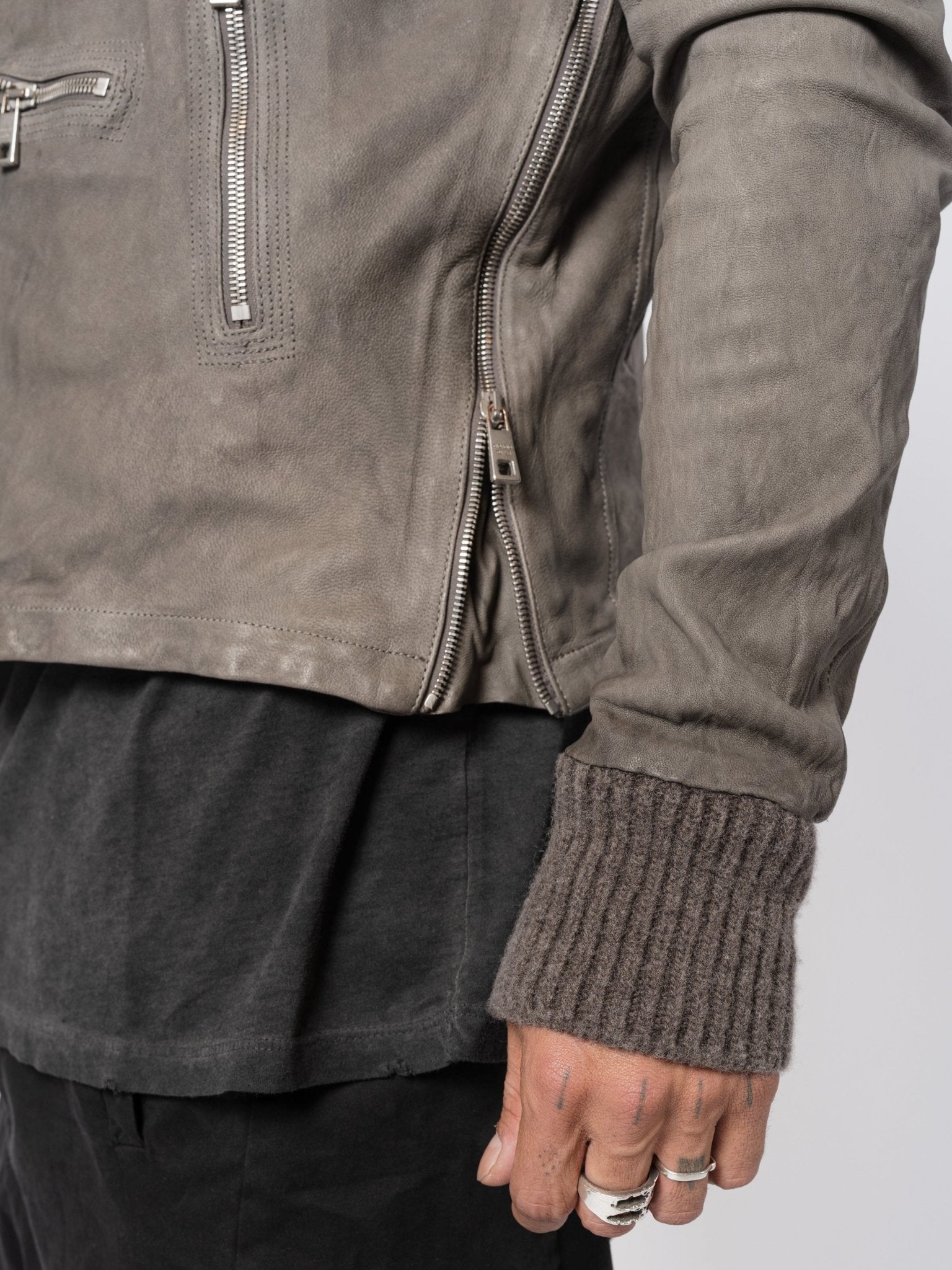 Leather Perfecto Jacket - by GIORGIO BRATO