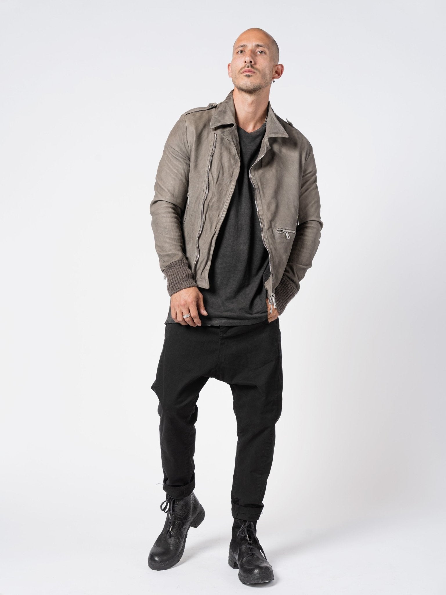 Leather Perfecto Jacket - by GIORGIO BRATO
