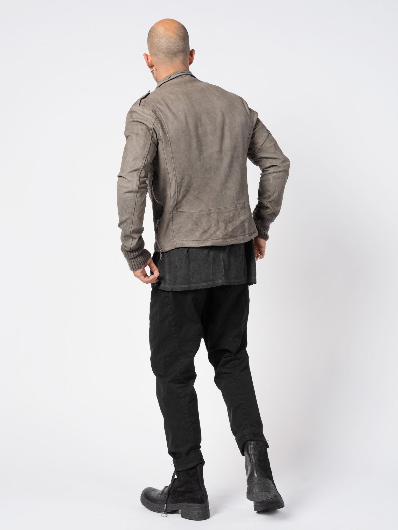 Giorgio Brato Slate Leather Perfecto | INN7