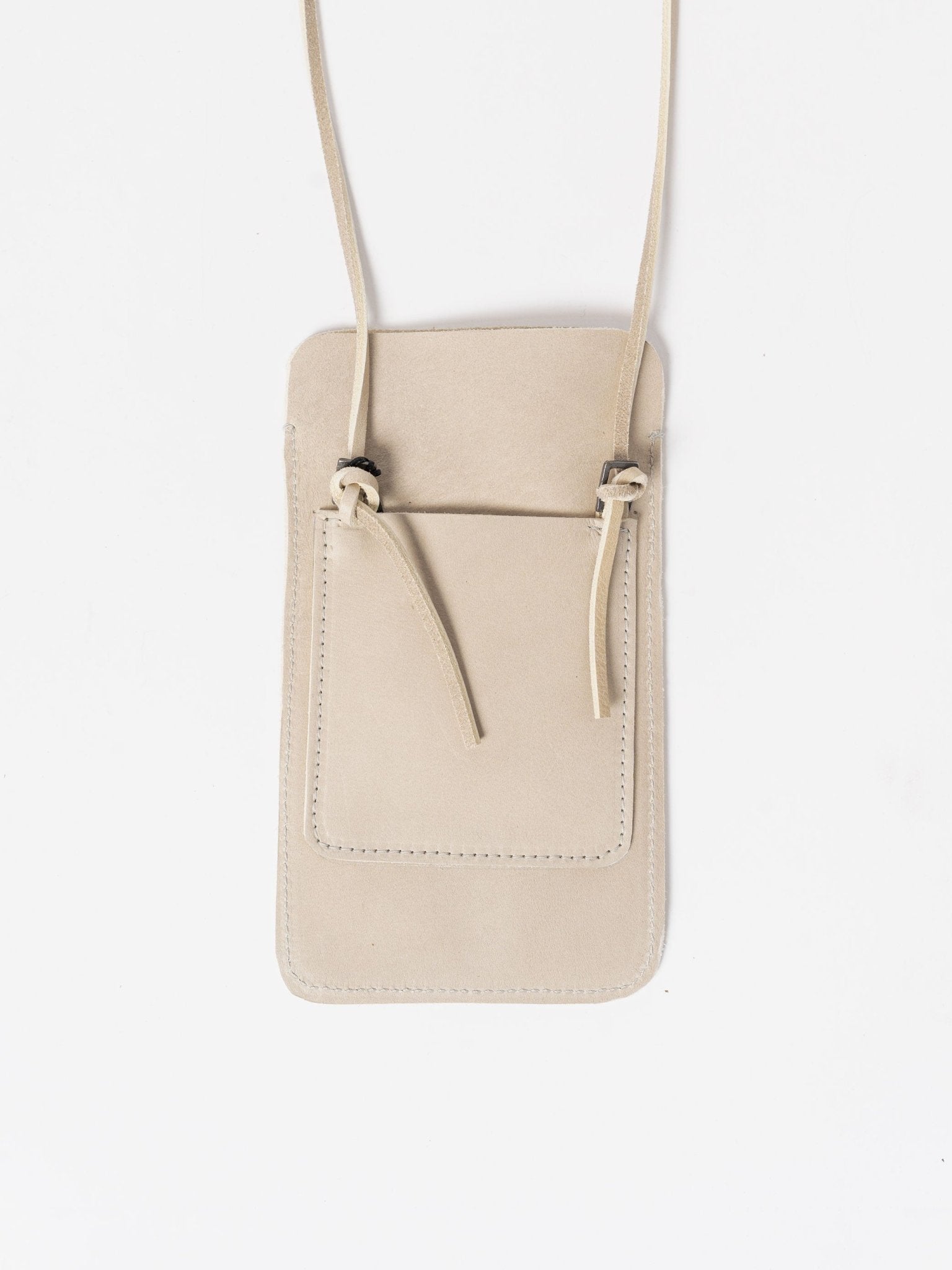 Leather Phone Holder - by DANIELE BASTA
