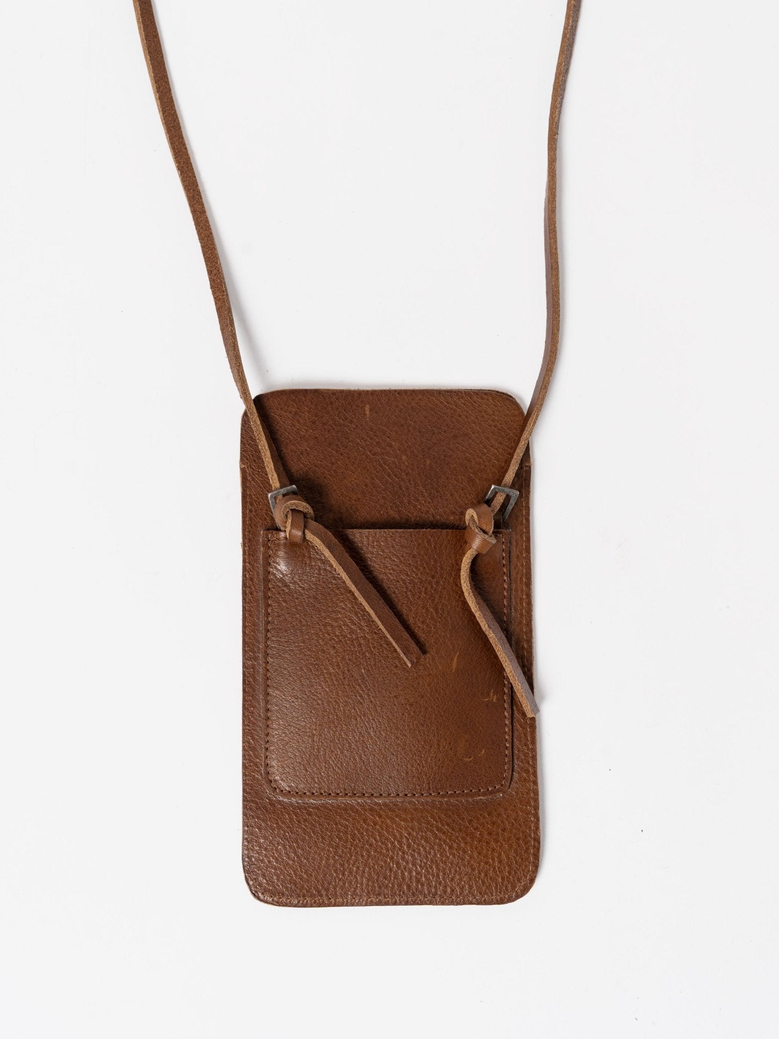 Leather Phone Holder - by DANIELE BASTA