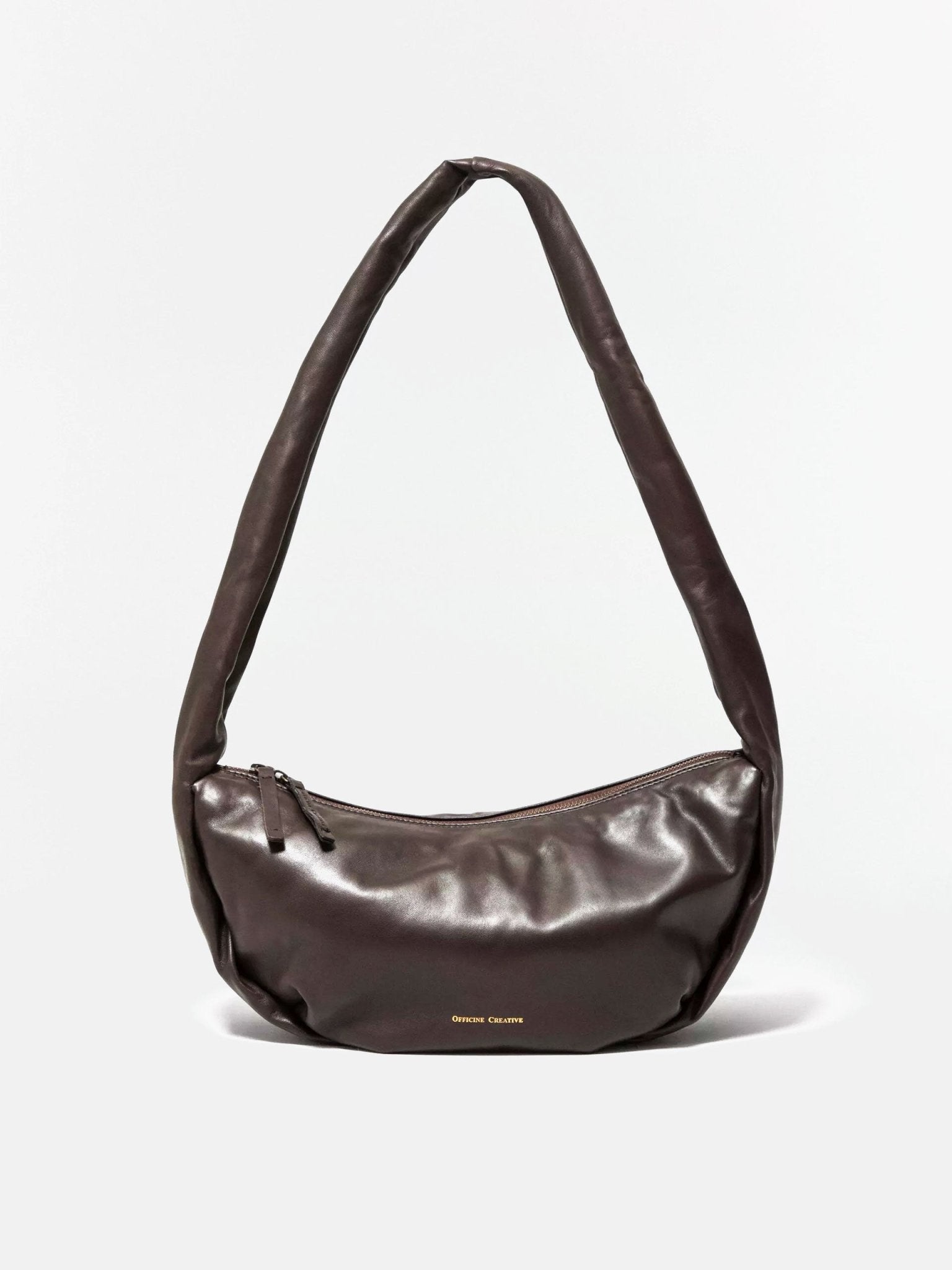 Leather Shoulder Bag - by OFFICINE CREATIVE