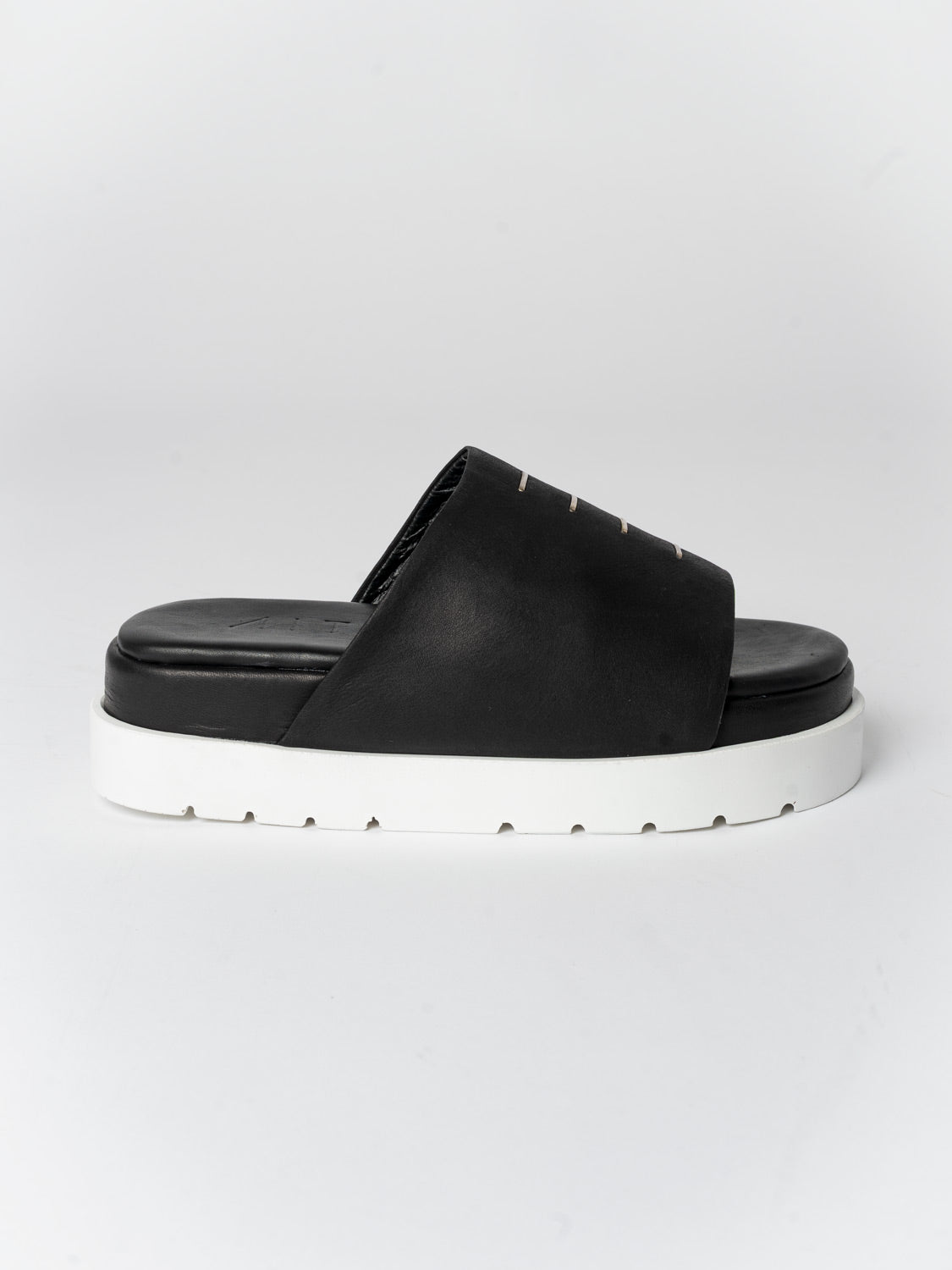 Leather Slide Sandals - by AITO