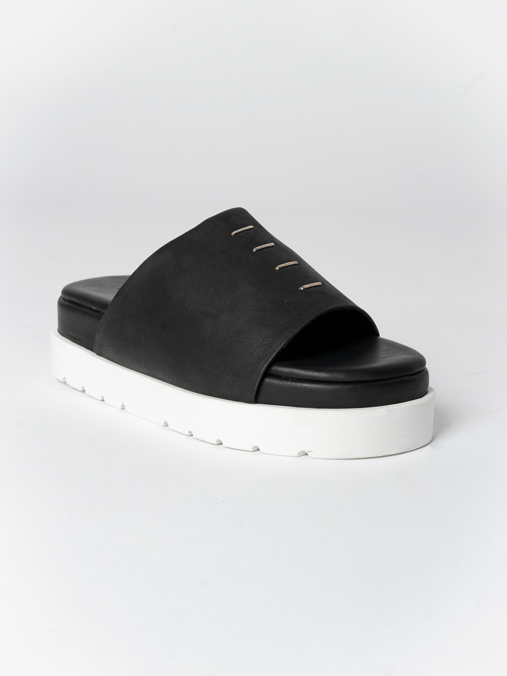 Leather Slide Sandals - by AITO