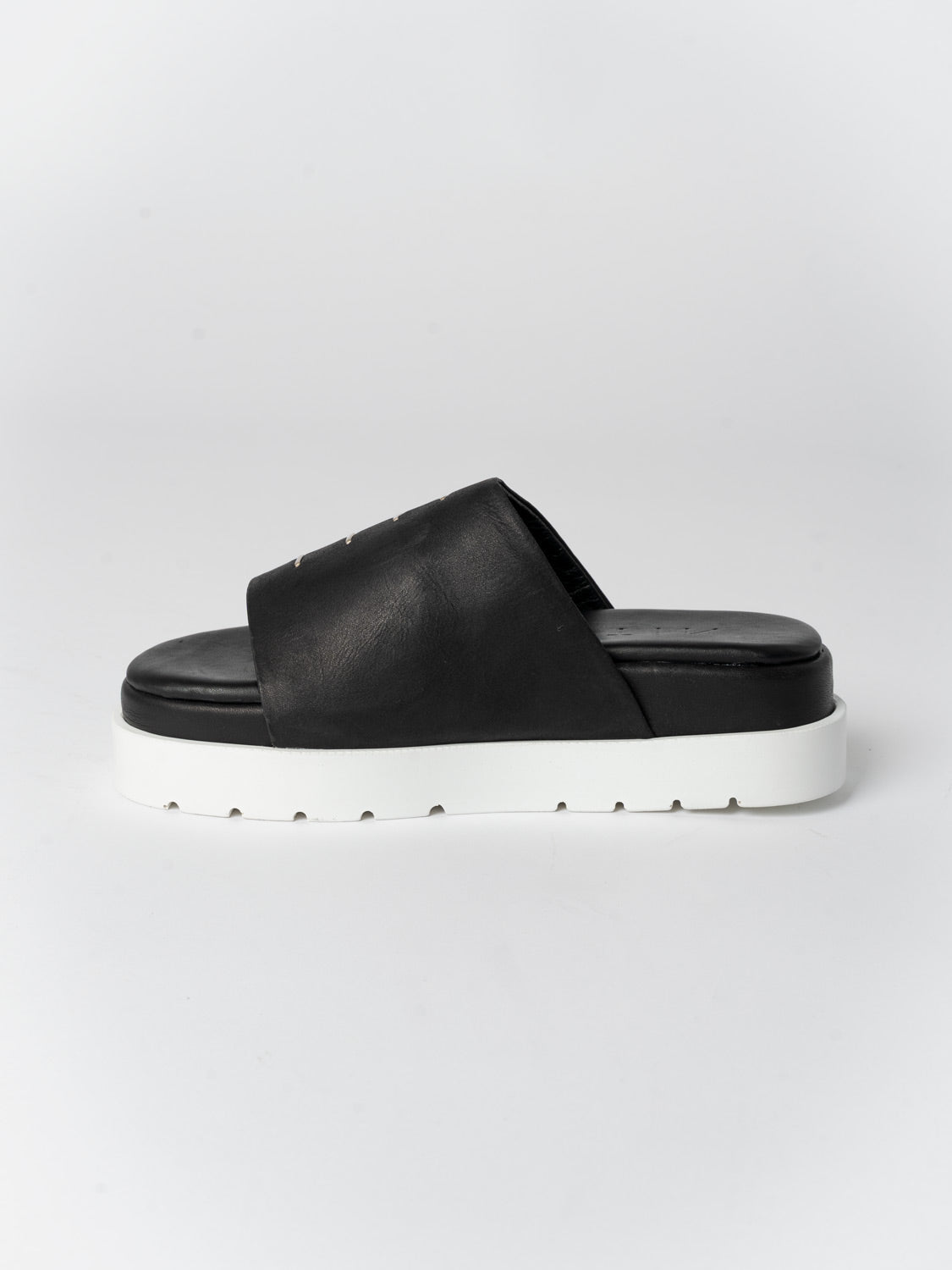 Leather Slide Sandals - by AITO