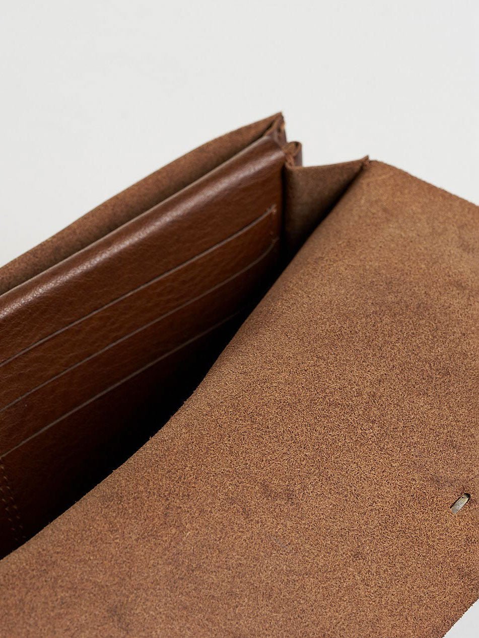 Leather Wallet with Piercing Detail - by DANIELE BASTA
