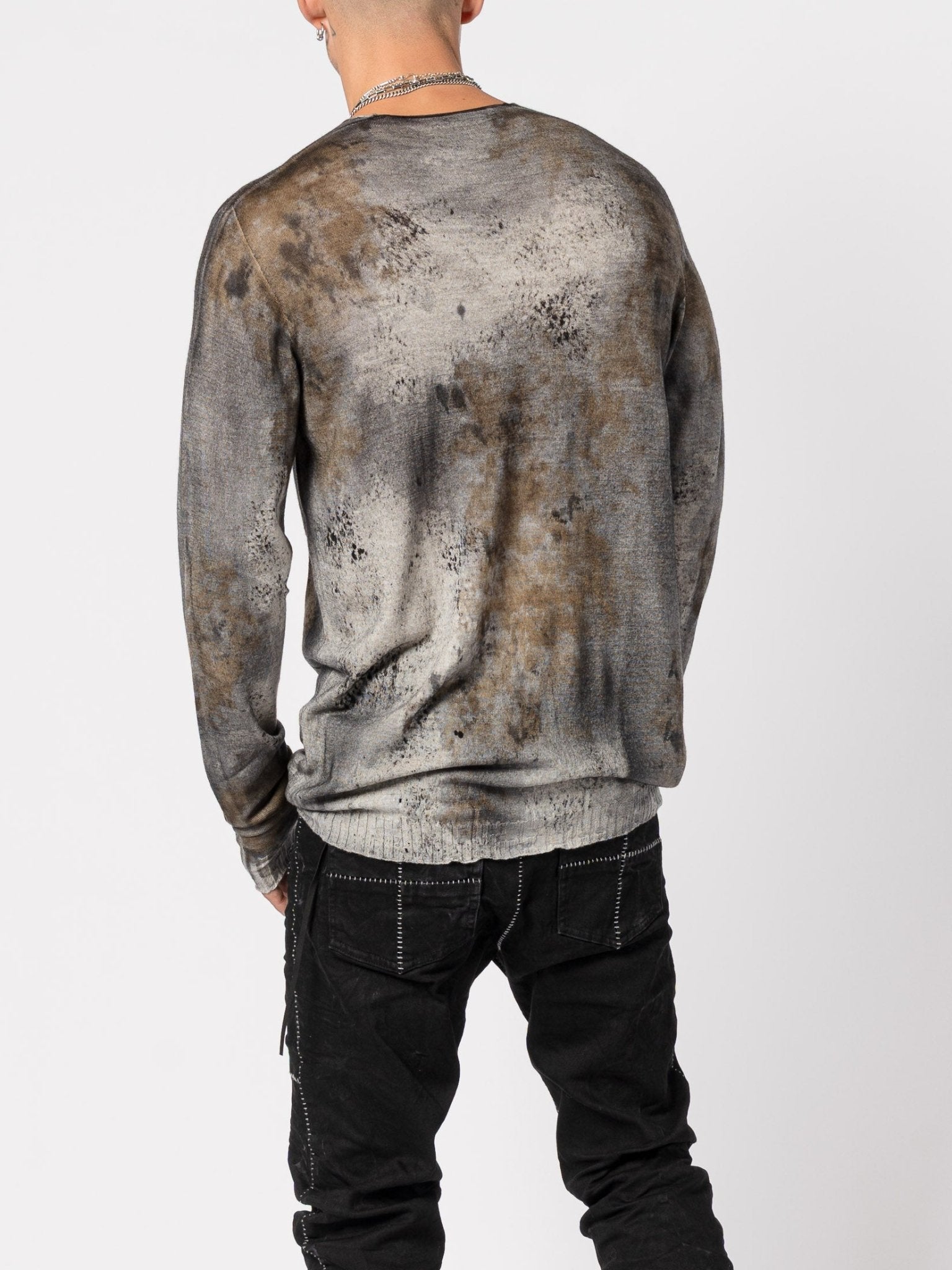 Light Wool Knit with Salt Treatment - by MD75