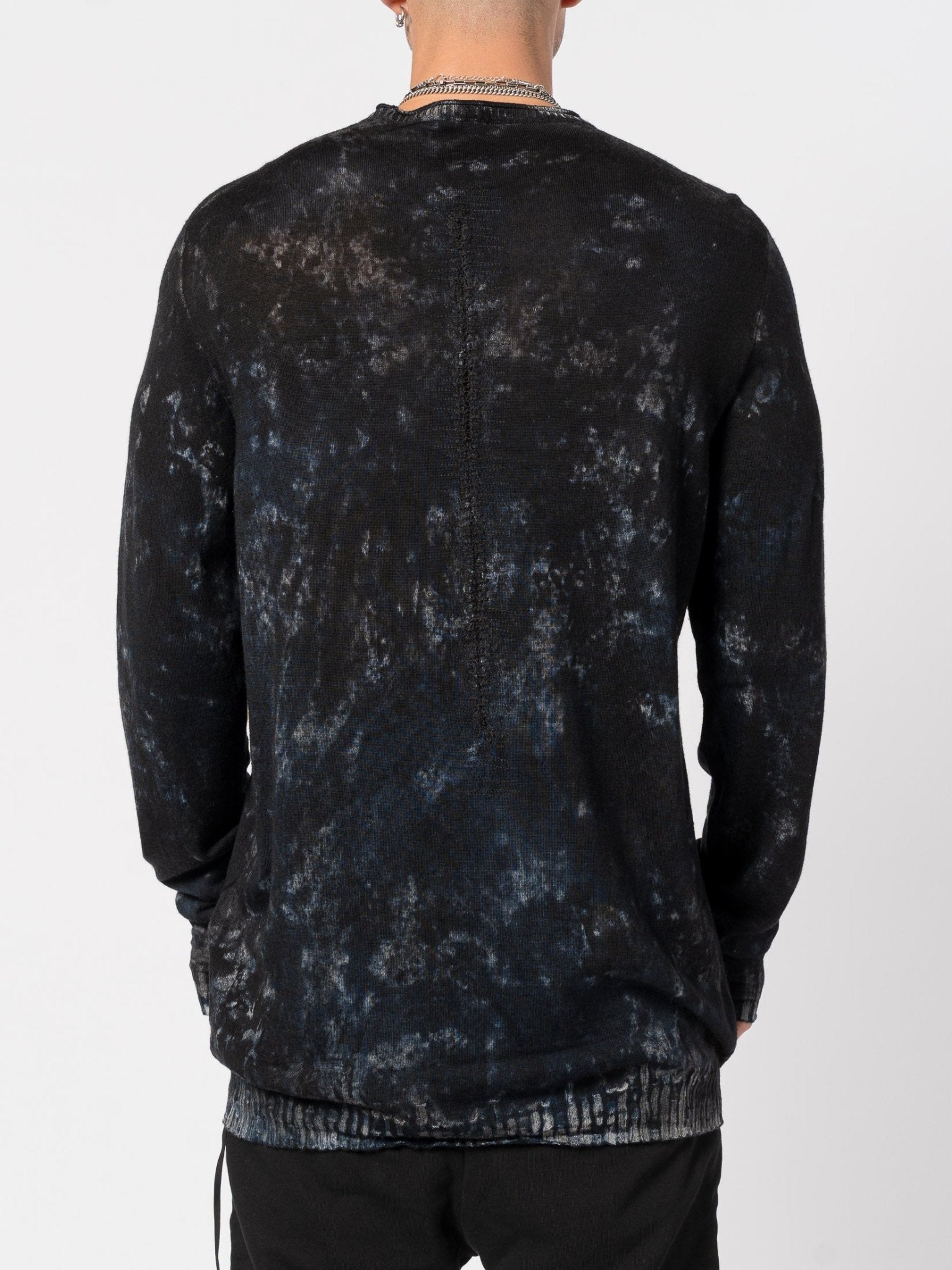 Light Wool Knit with Sponged Dyeing - by MD75
