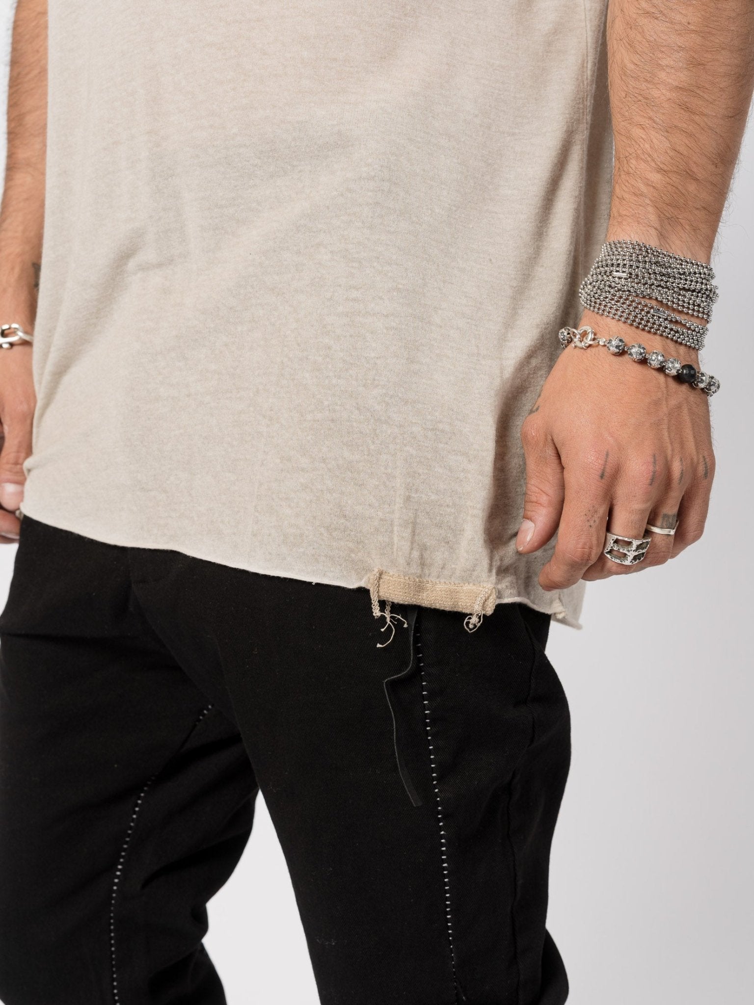 Lightweight Modal–Cashmere Short - Sleeve Tee - by MD75