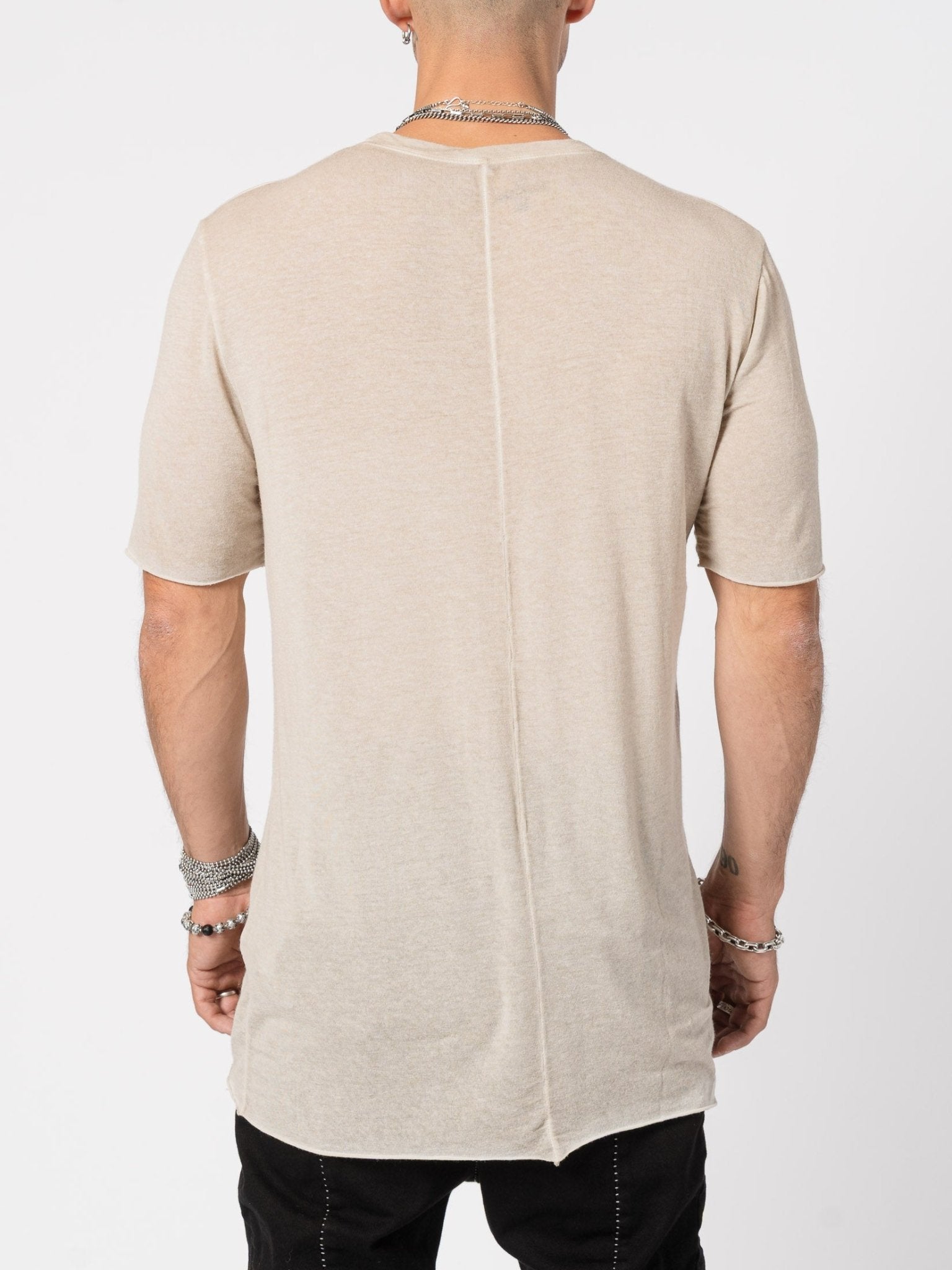 Lightweight Modal–Cashmere Short - Sleeve Tee - by MD75