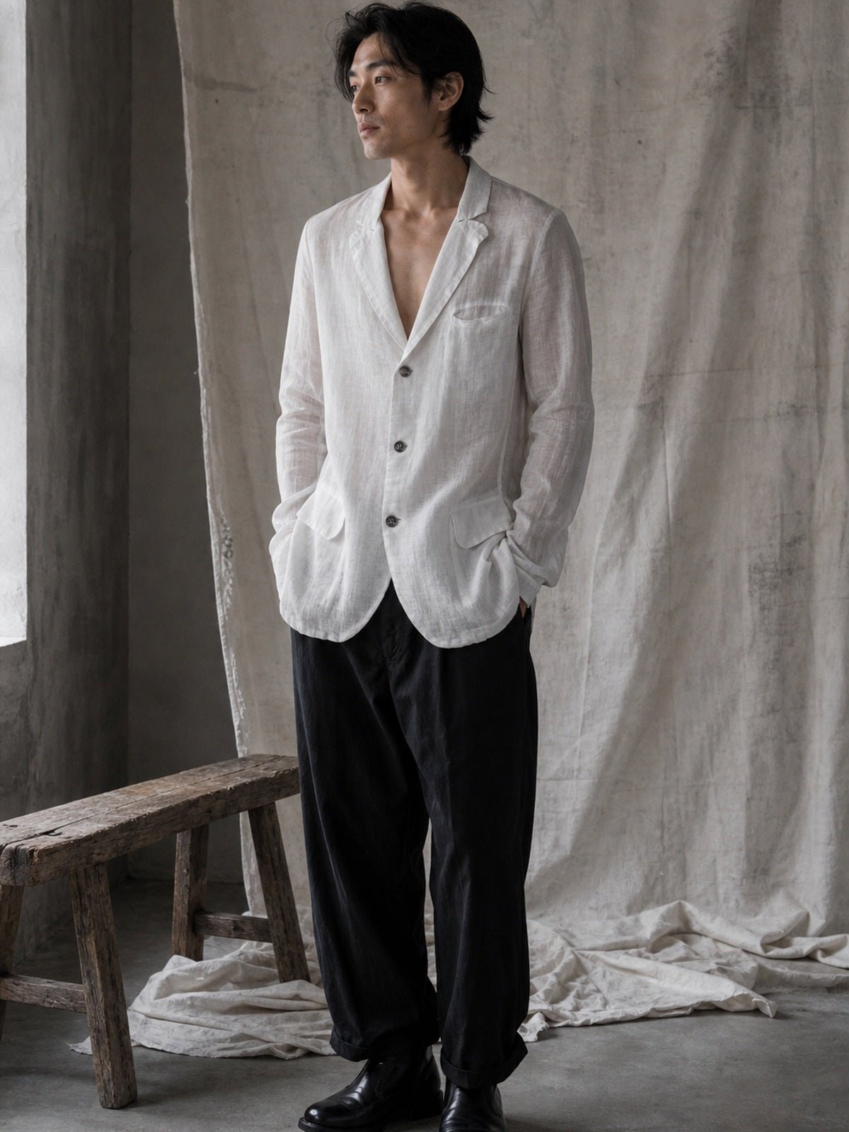 Lightweight Tailored Blazer - by AITO