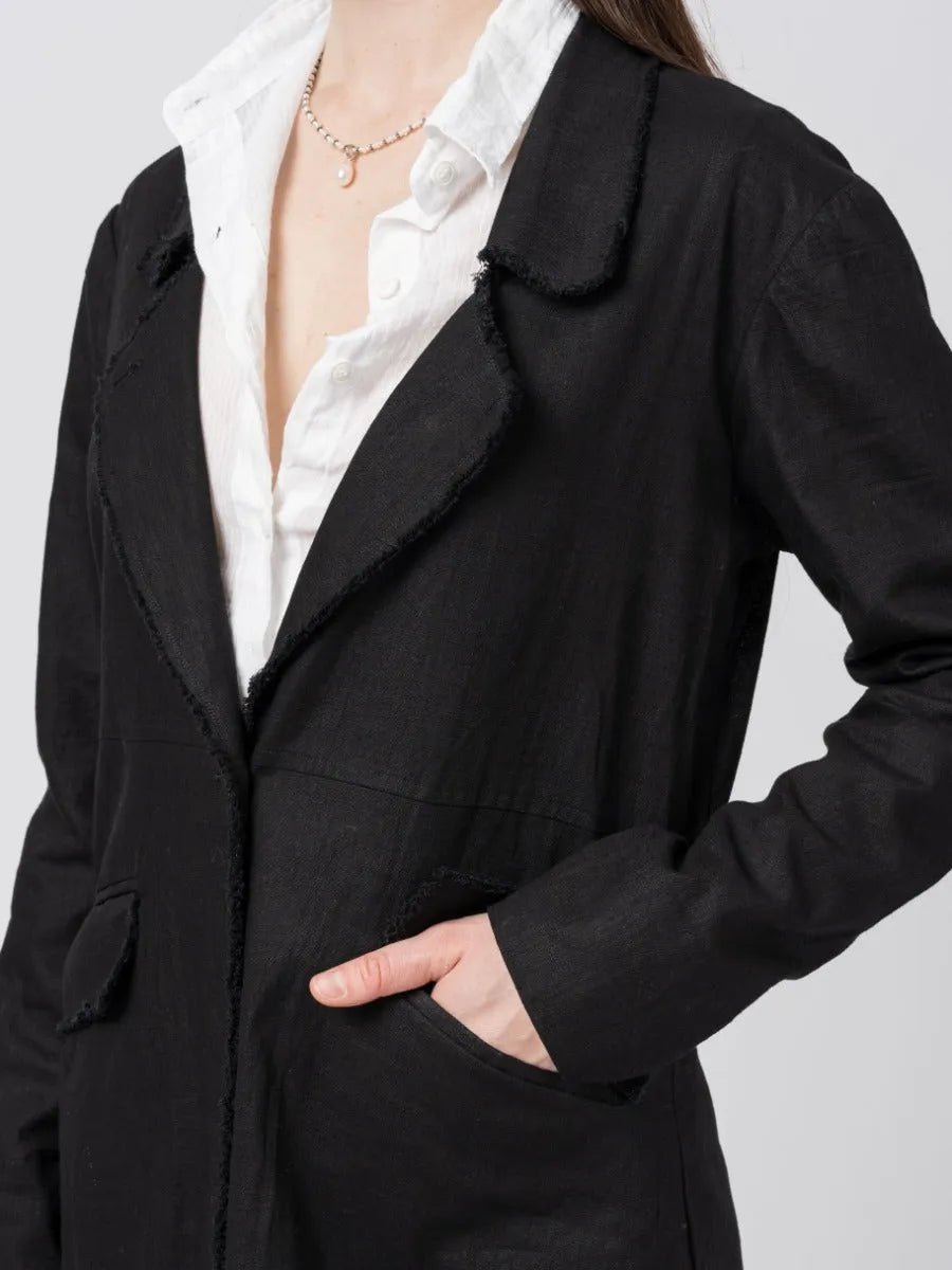 LINEN COAT - by DEVA KANYA
