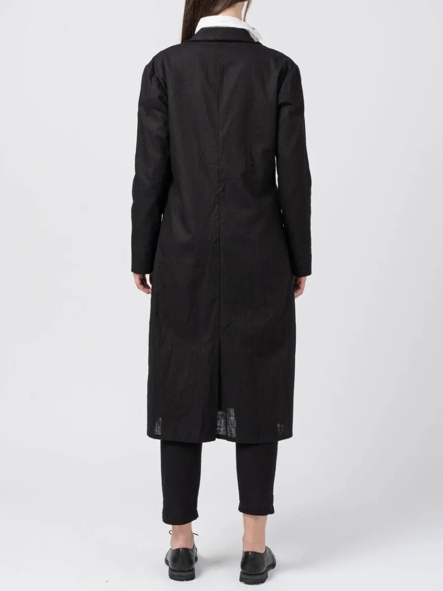 LINEN COAT - by DEVA KANYA