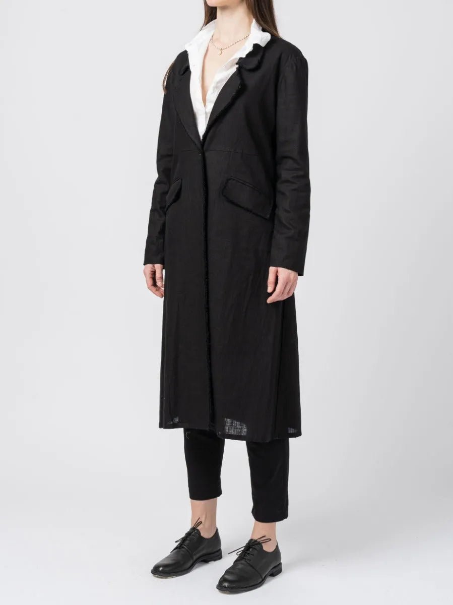 LINEN COAT - by DEVA KANYA